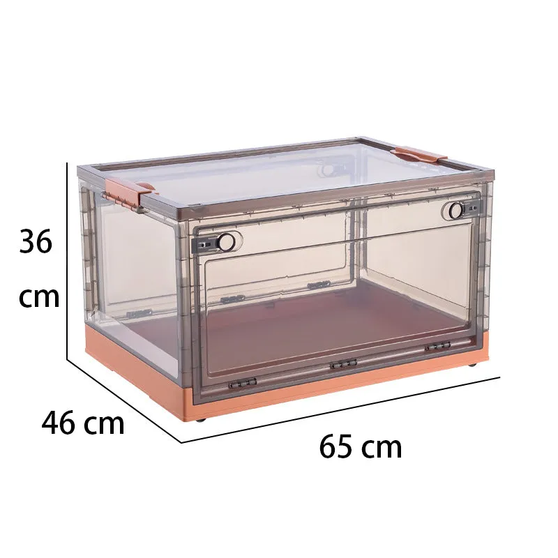 105L Closets Foldable Stackable Storage Box