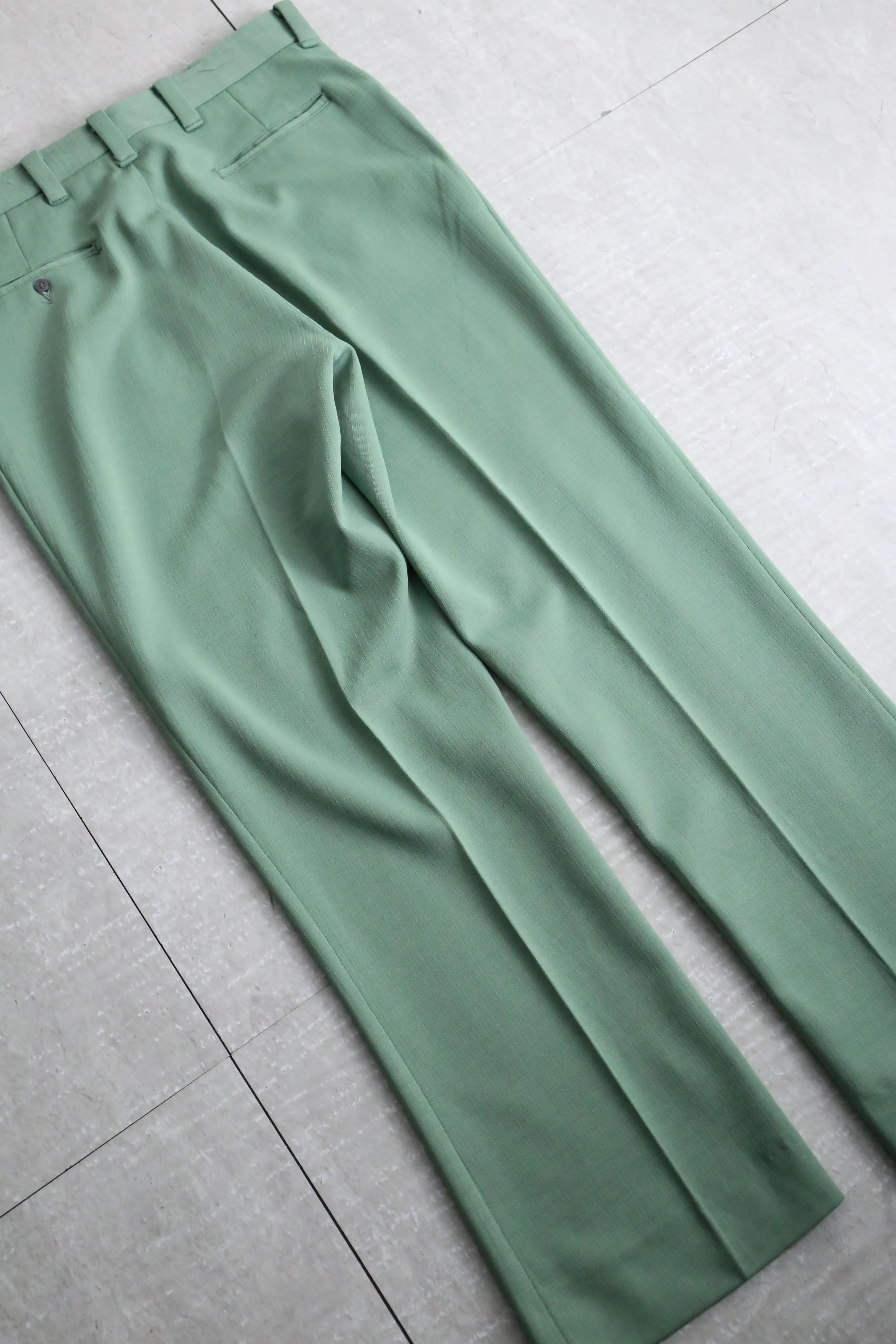 70’s “Sears” mint green flare pants