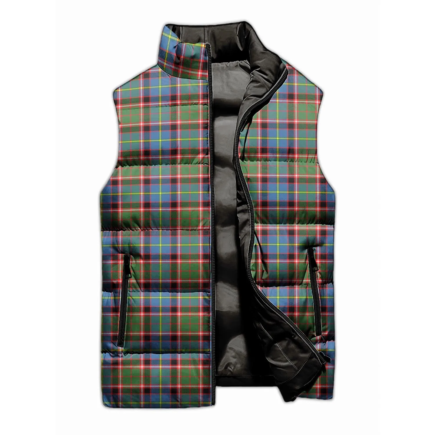 Aikenhead Tartan Sleeveless Puffer Jacket