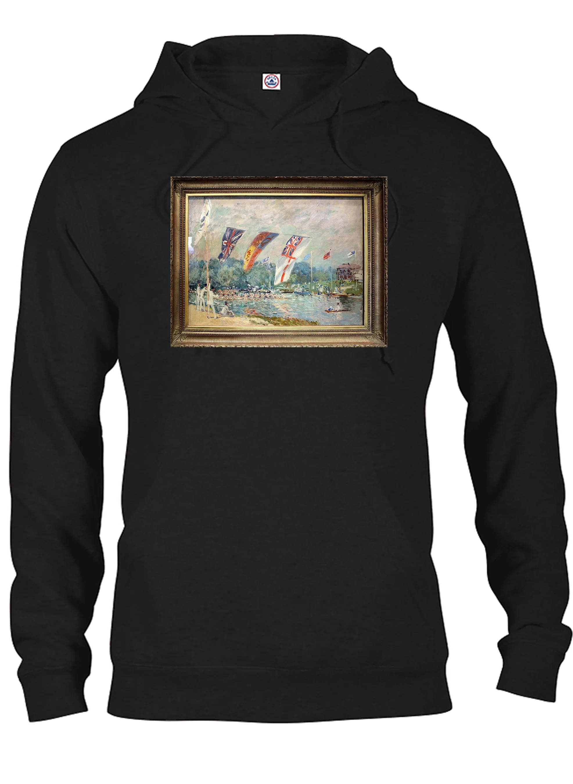 Alfred Sisley - Regatta at Molesey T-Shirt