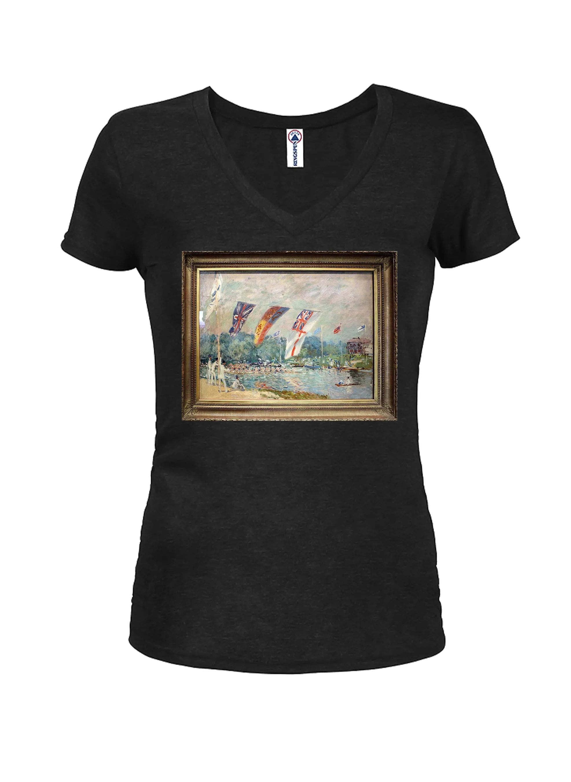 Alfred Sisley - Regatta at Molesey T-Shirt