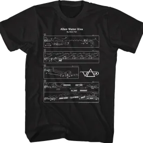 Alien Water Kiss Steve Vai T-Shirt