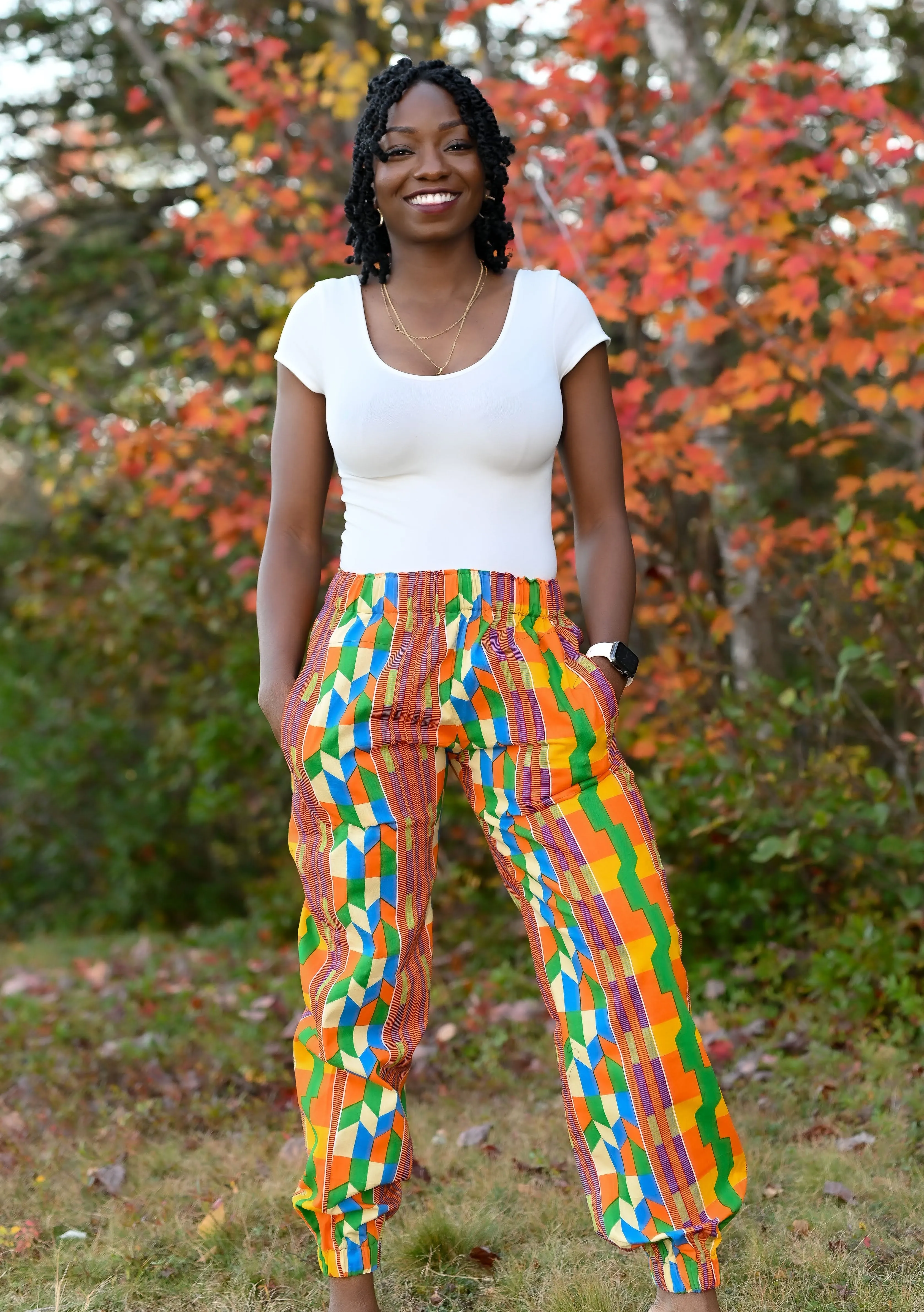 Ally African Print Jogger Pant