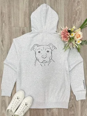 American Staffordshire Terrier Zip Front Hoodie