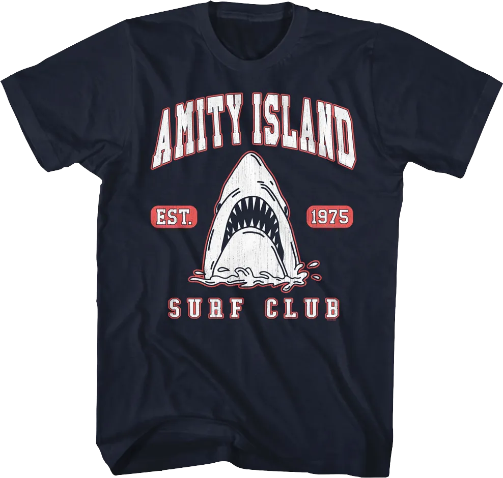 Amity Island Surf Club Jaws T-Shirt