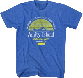 Amity Island Welcomes You Jaws T-Shirt