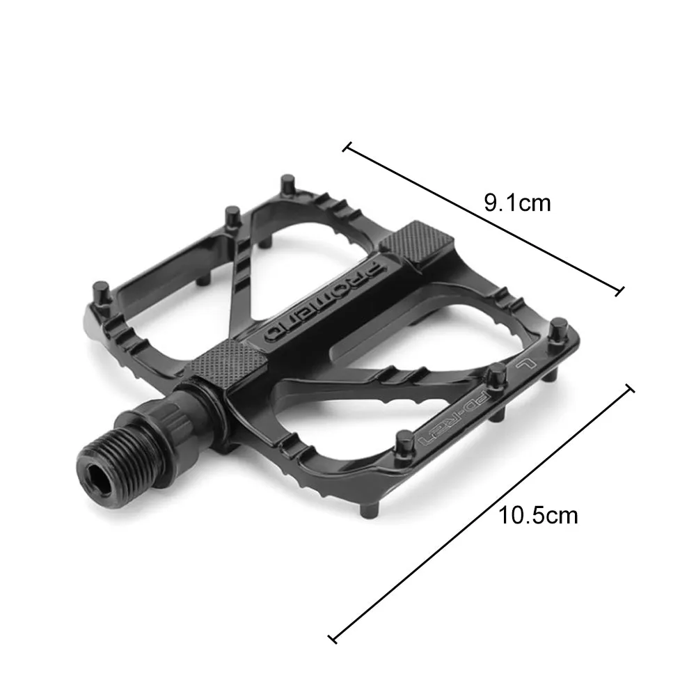 Anti-Slip Aluminum Bicycle Pedals, DU Bearing, Set of 2