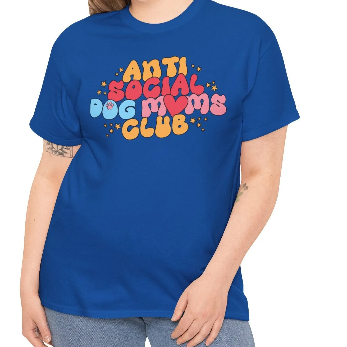 Anti Social Dog Moms Club Tee