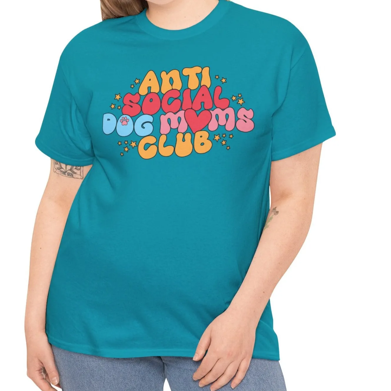 Anti Social Dog Moms Club Tee