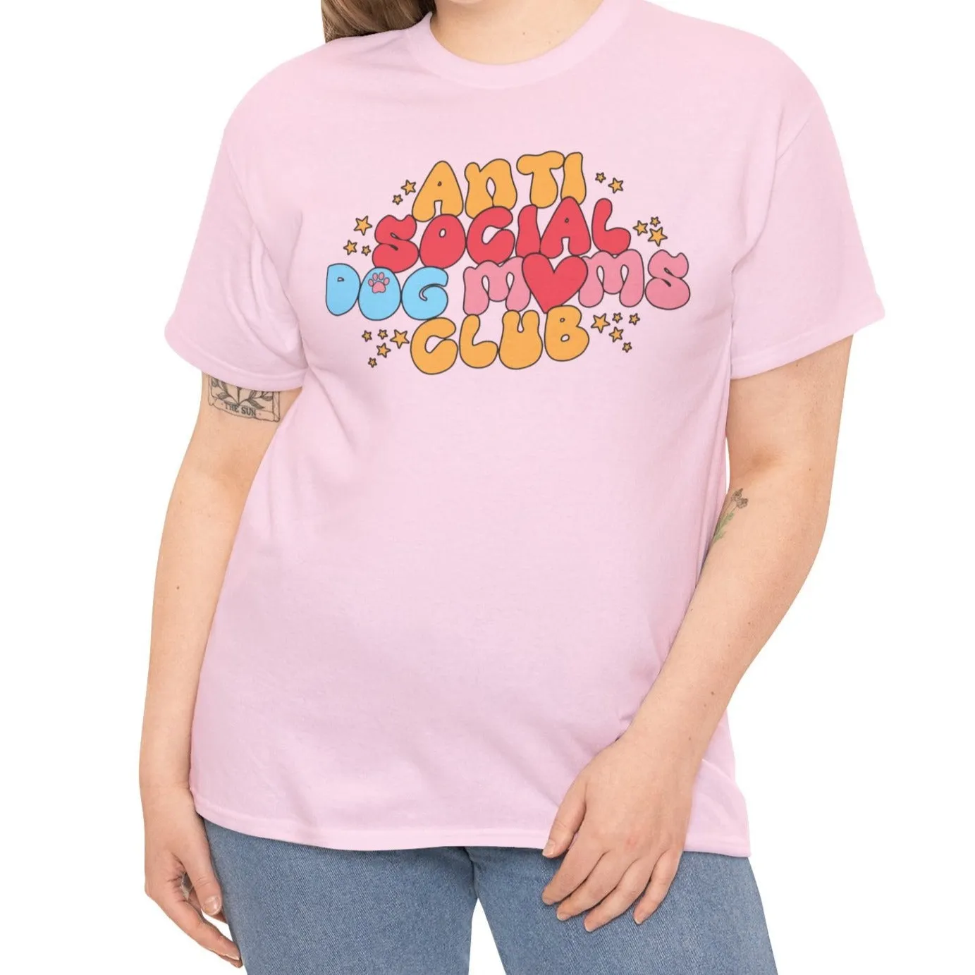 Anti Social Dog Moms Club Tee