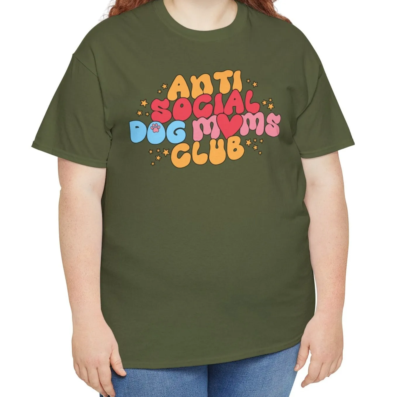 Anti Social Dog Moms Club Tee