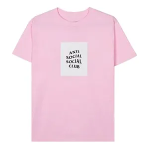 Anti Social Social Club Box Logo Tee (Pink)