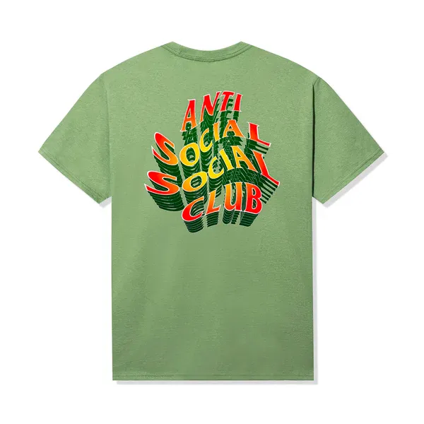 Anti Social Social Club Fever Is Rising Dill Green Tee