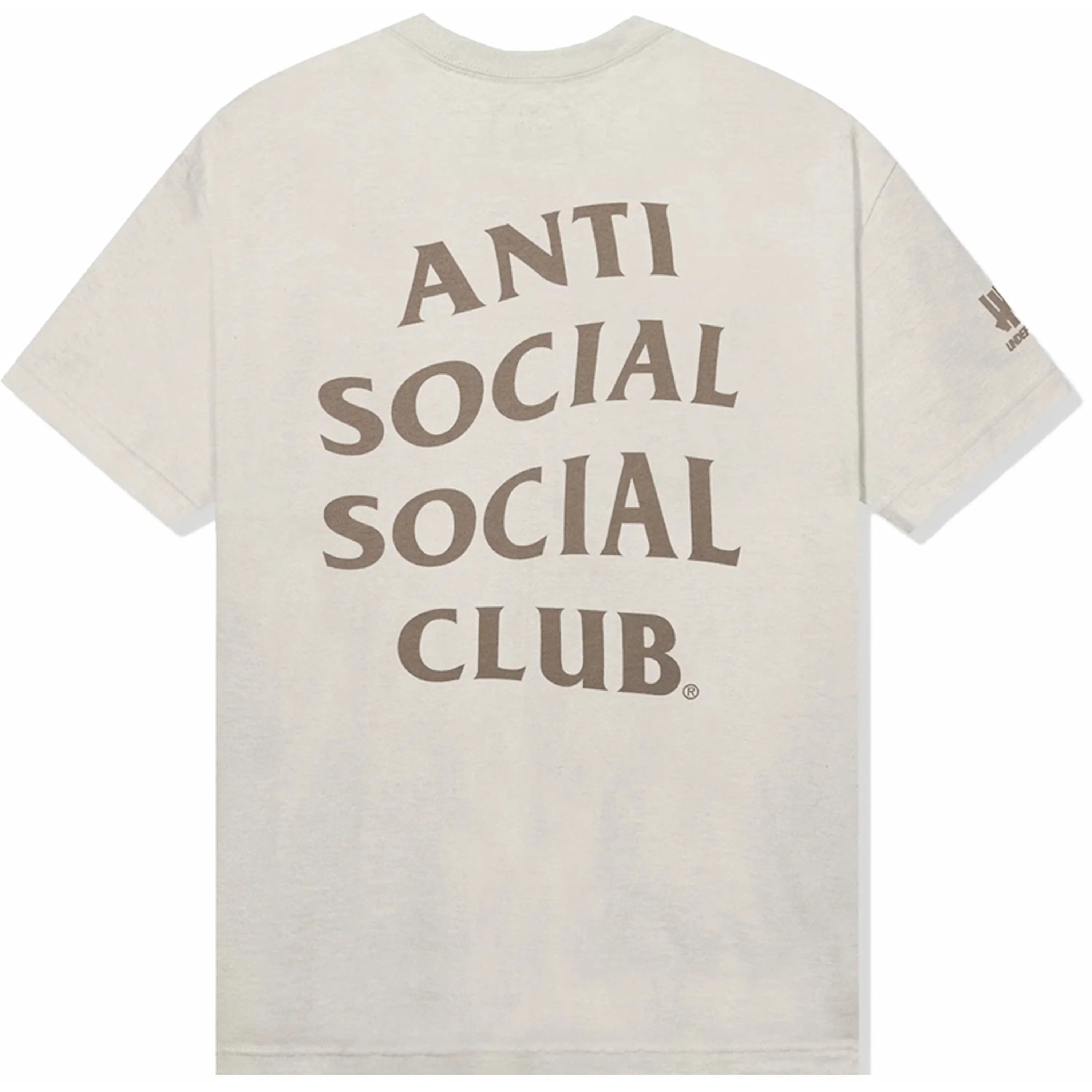 Anti Social Social Club x Undefeated Still Paranoid Light Sand Tee