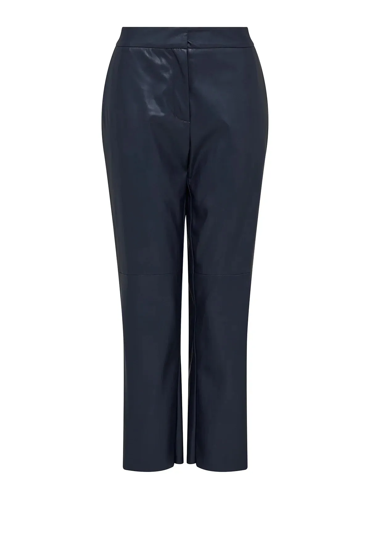 ARLO VEGAN LEATHER PANT | Navy