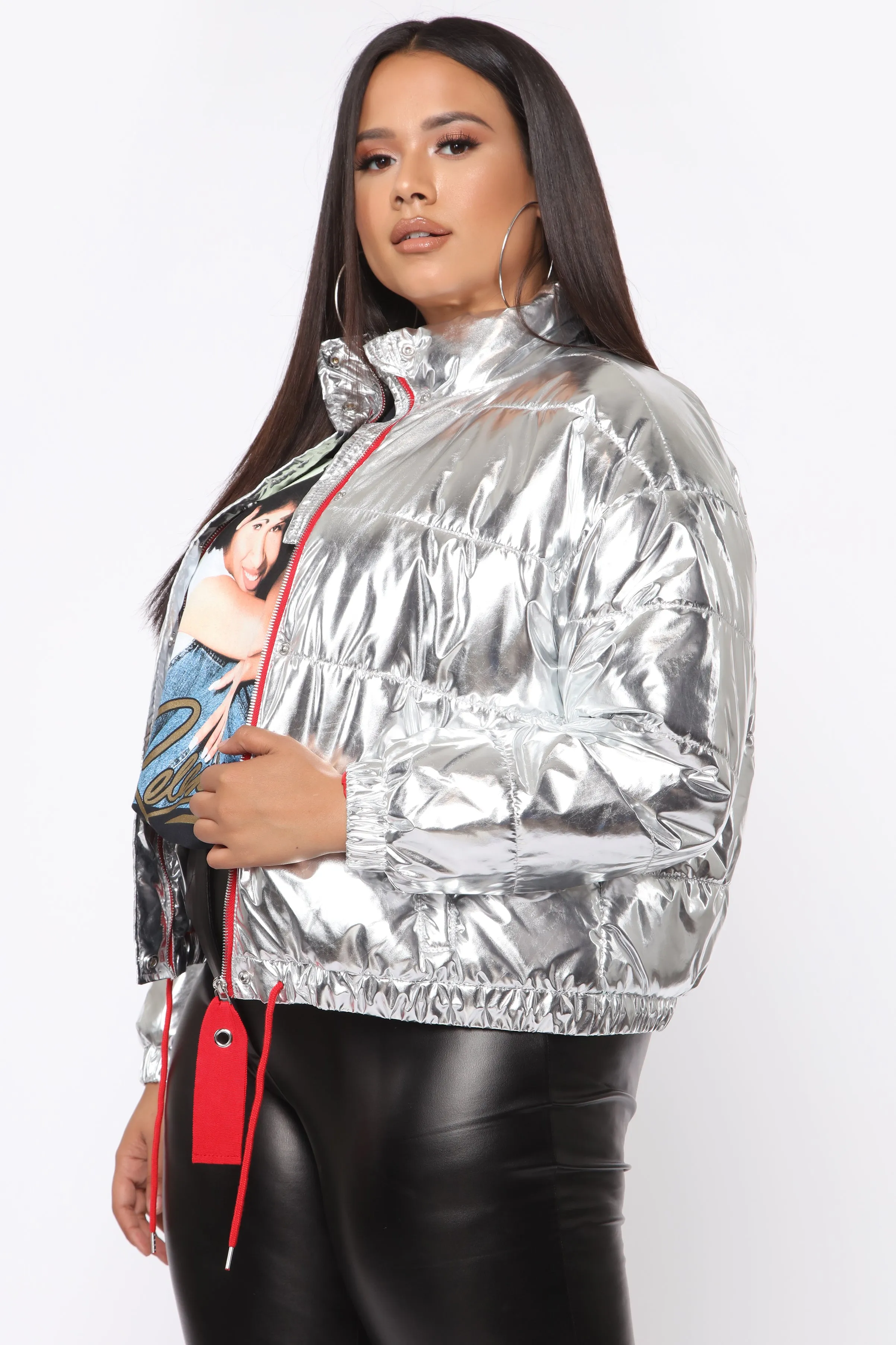 Atomic Puffer Jacket - Silver