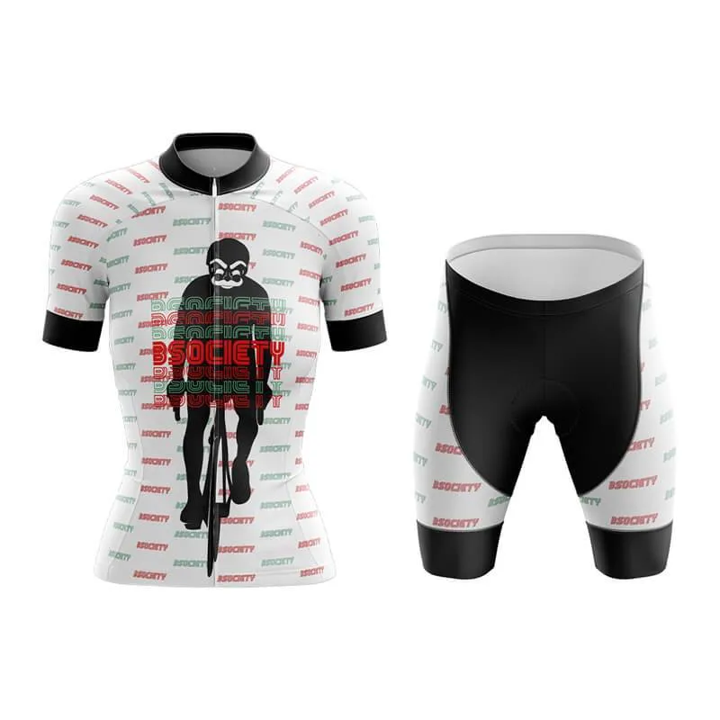 B Society (V3) (White) Club Cycling Kit