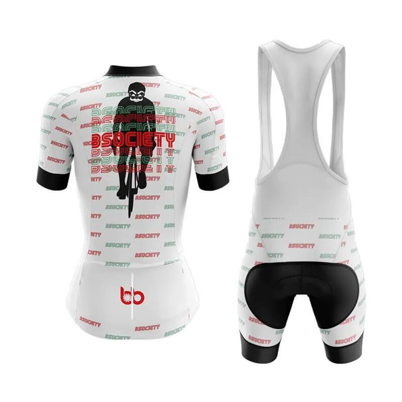 B Society (V3) (White) Club Cycling Kit