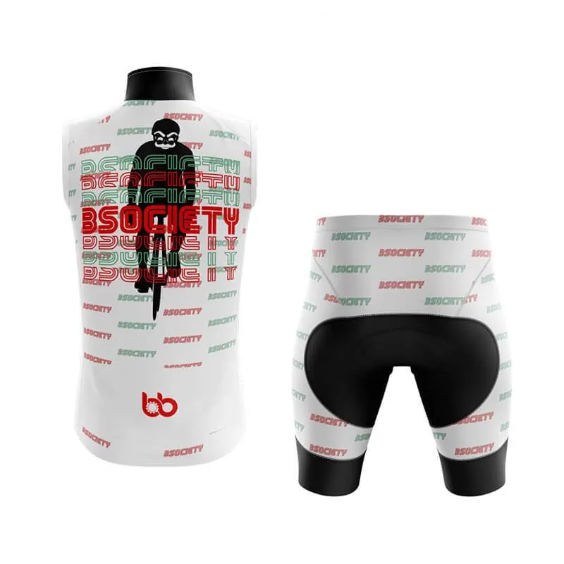 B Society (V3) (White) Club Cycling Kit