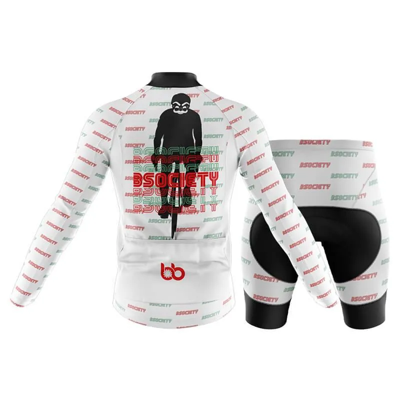 B Society (V3) (White) Club Cycling Kit