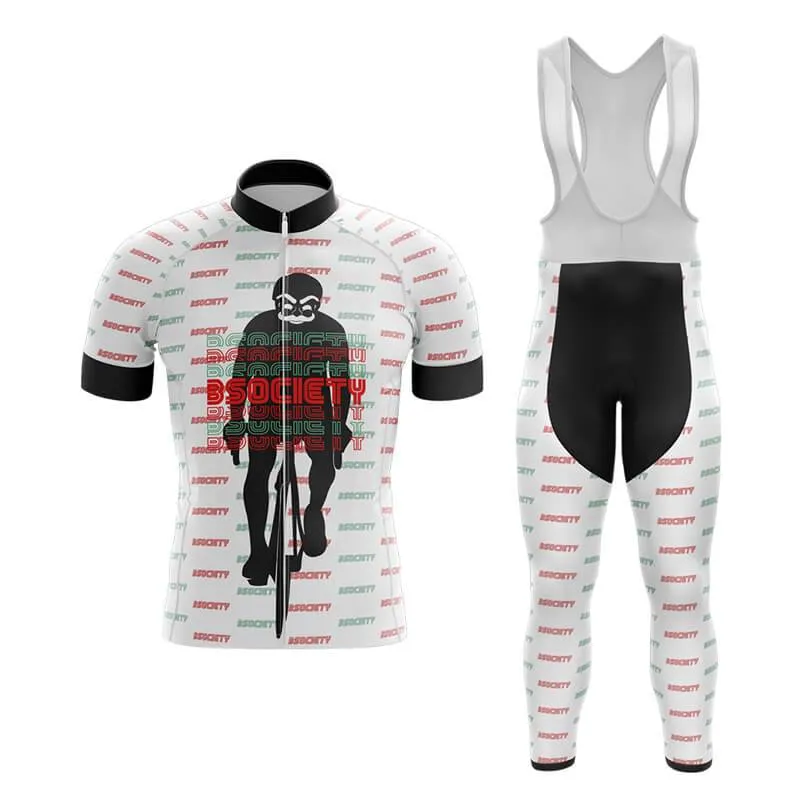 B Society (V3) (White) Club Cycling Kit