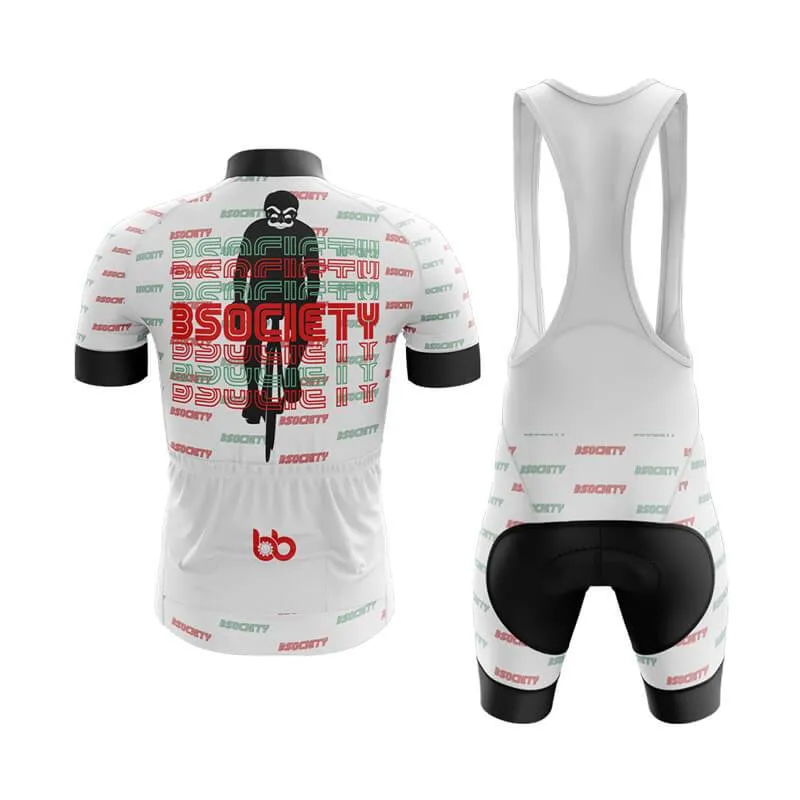 B Society (V3) (White) Club Cycling Kit