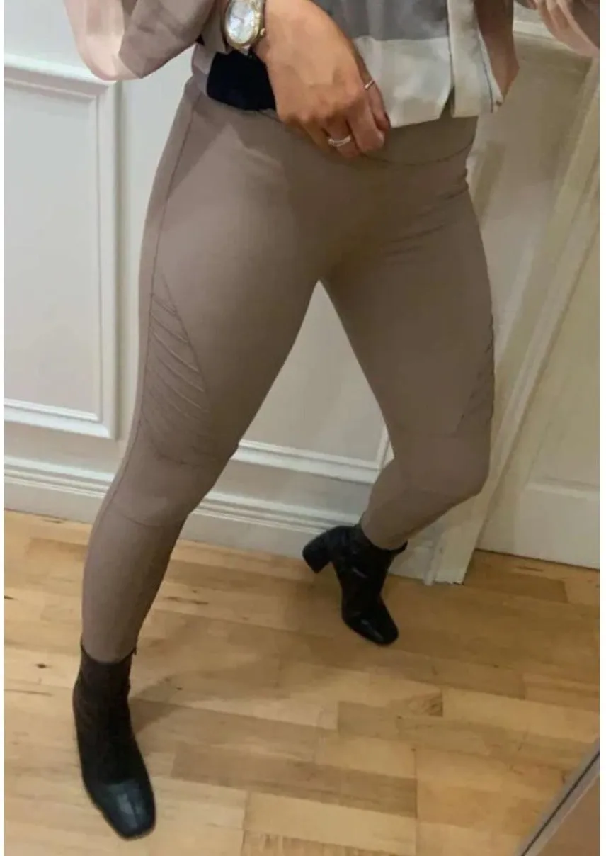 Betty PU Biker Leggins
