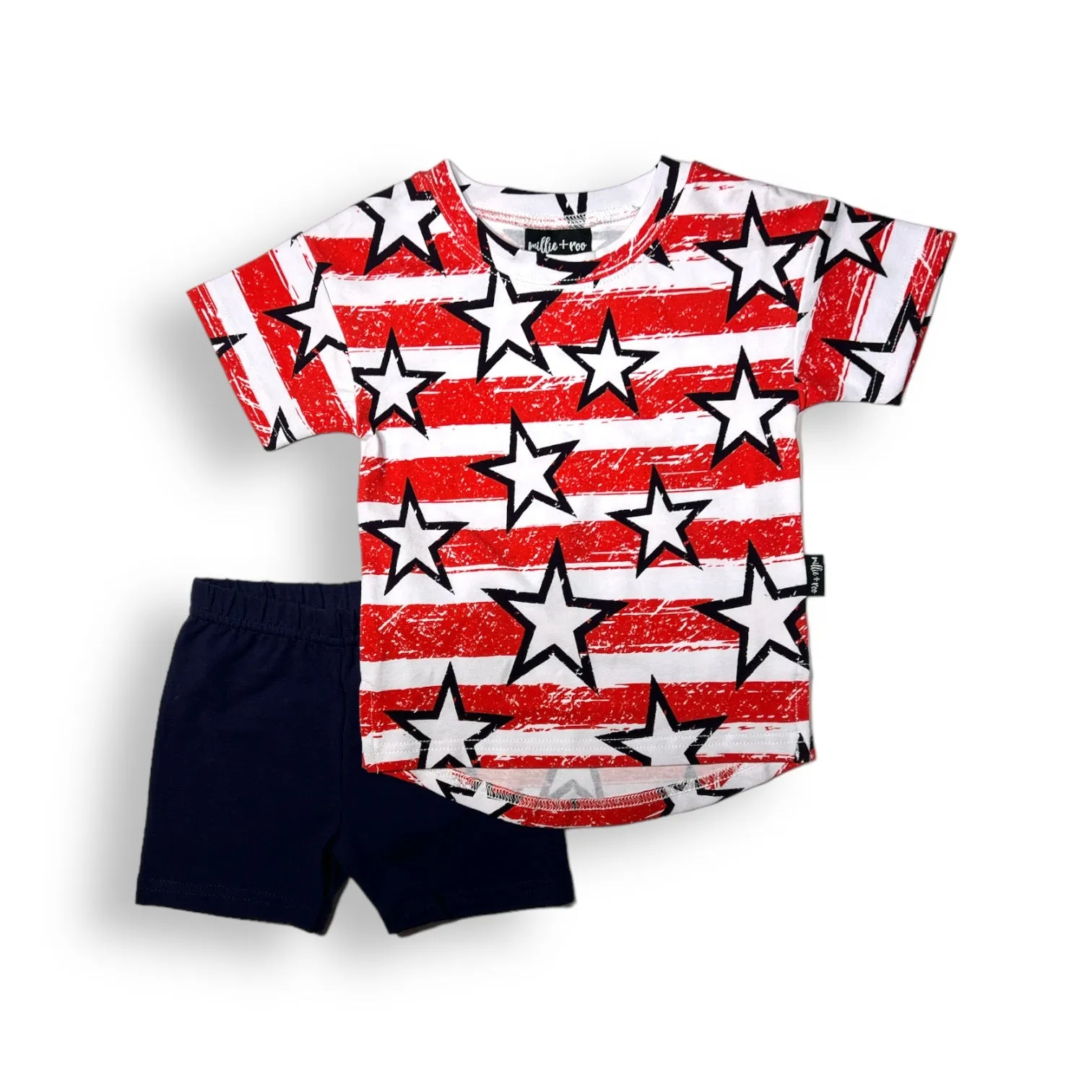 BIKER SET- Stars   Stripes