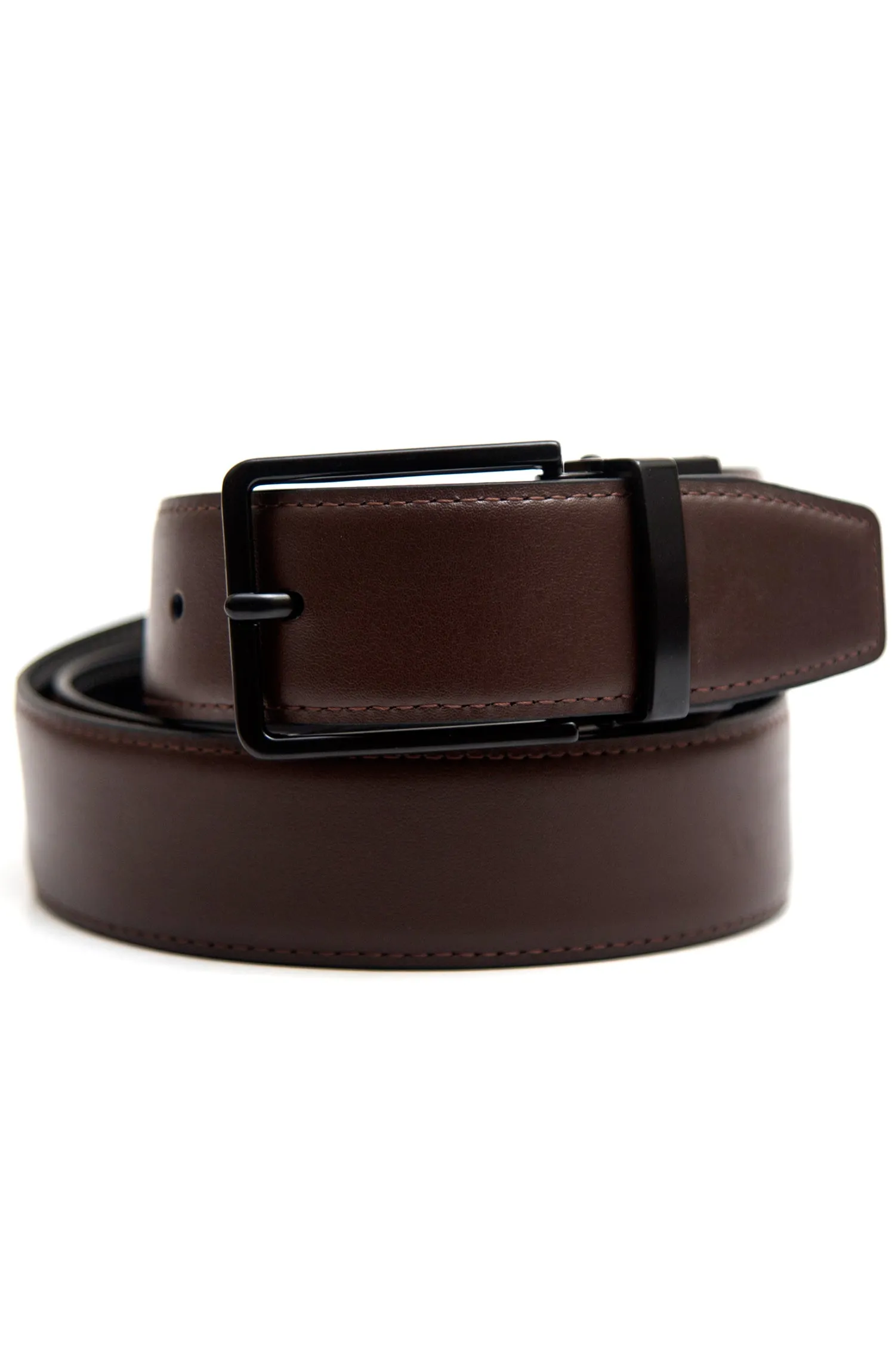 Black And Brown Reversible Leather Belt