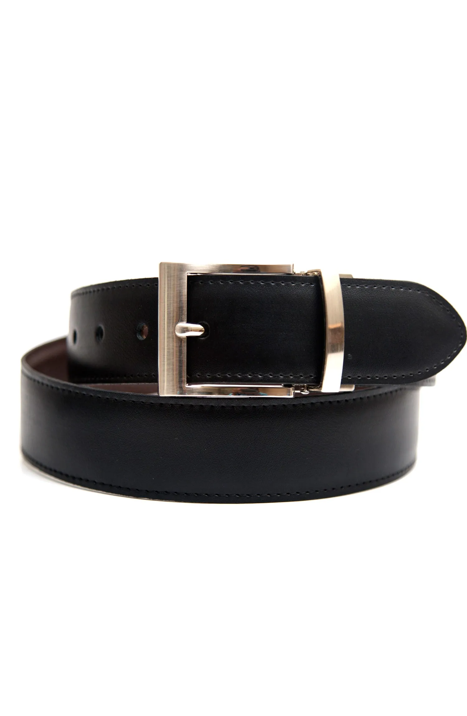 Black And Brown Reversible Leather Belt