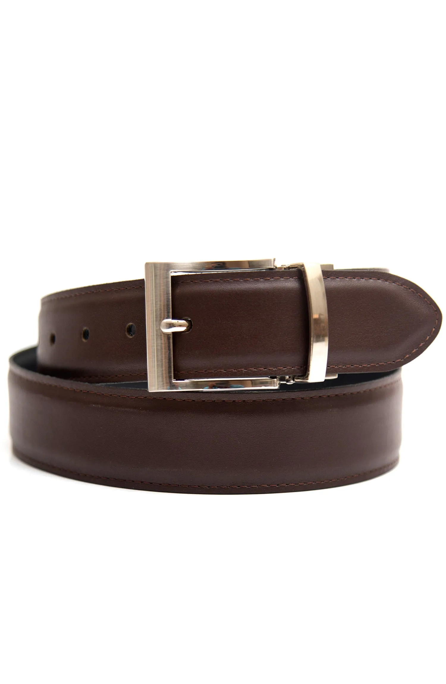 Black And Brown Reversible Leather Belt