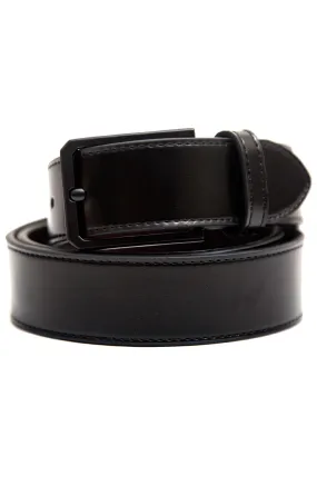 Black and Brown Reversible Leather Belt