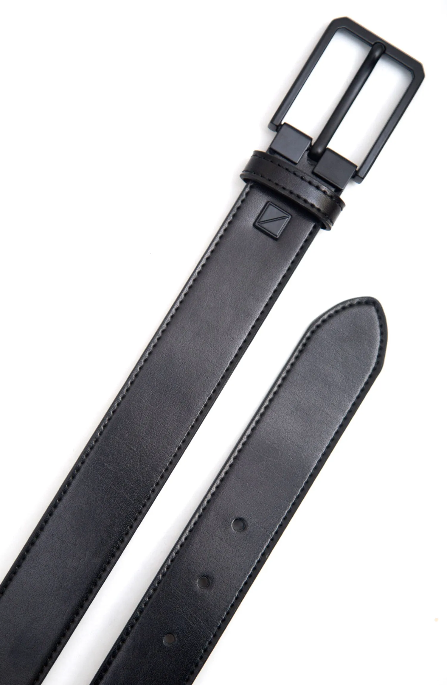 Black and Brown Reversible Leather Belt