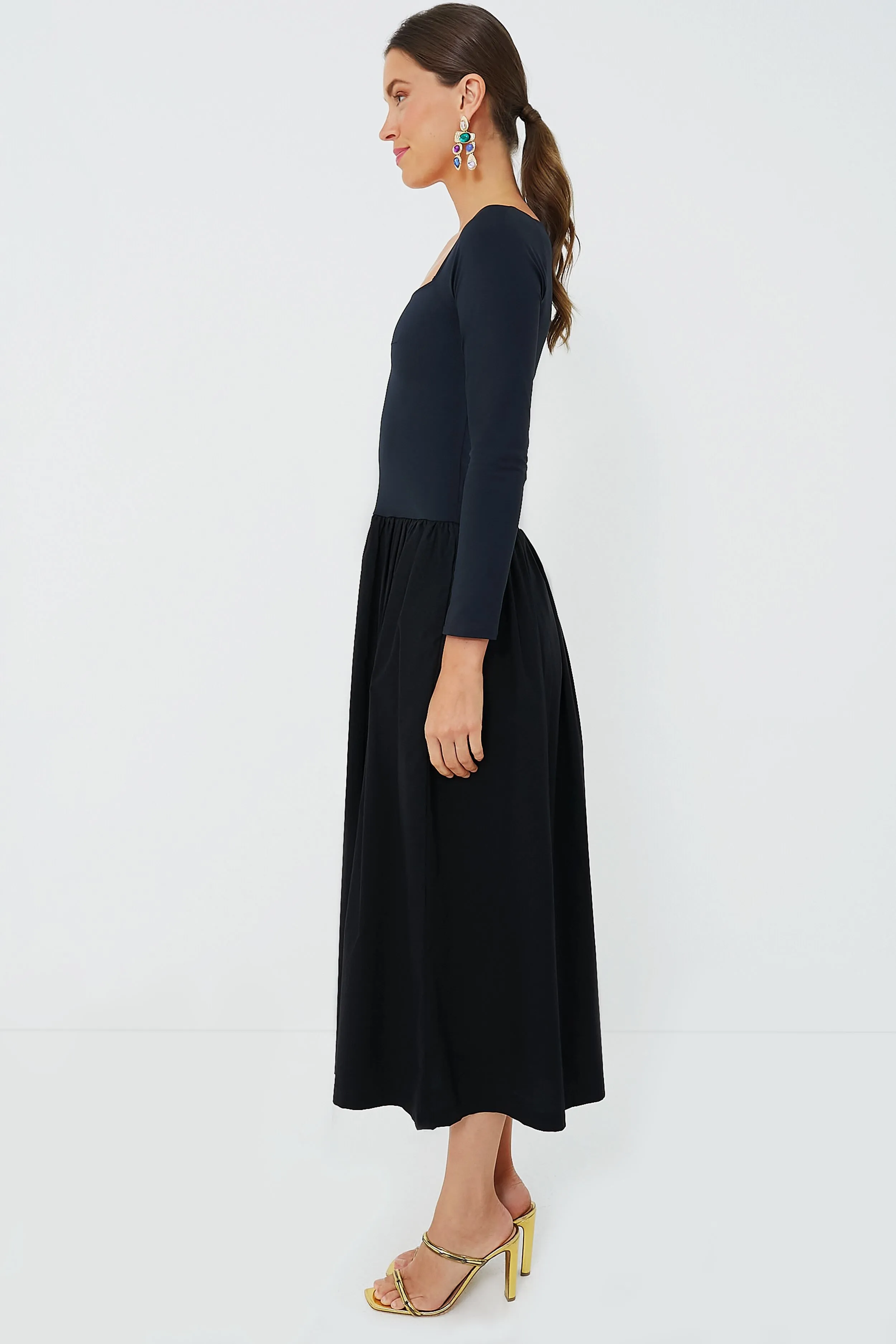 Black Deeda Maxi Dress