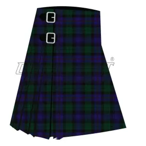 Black Watch Isetan Mens Premium Tartan Kilt