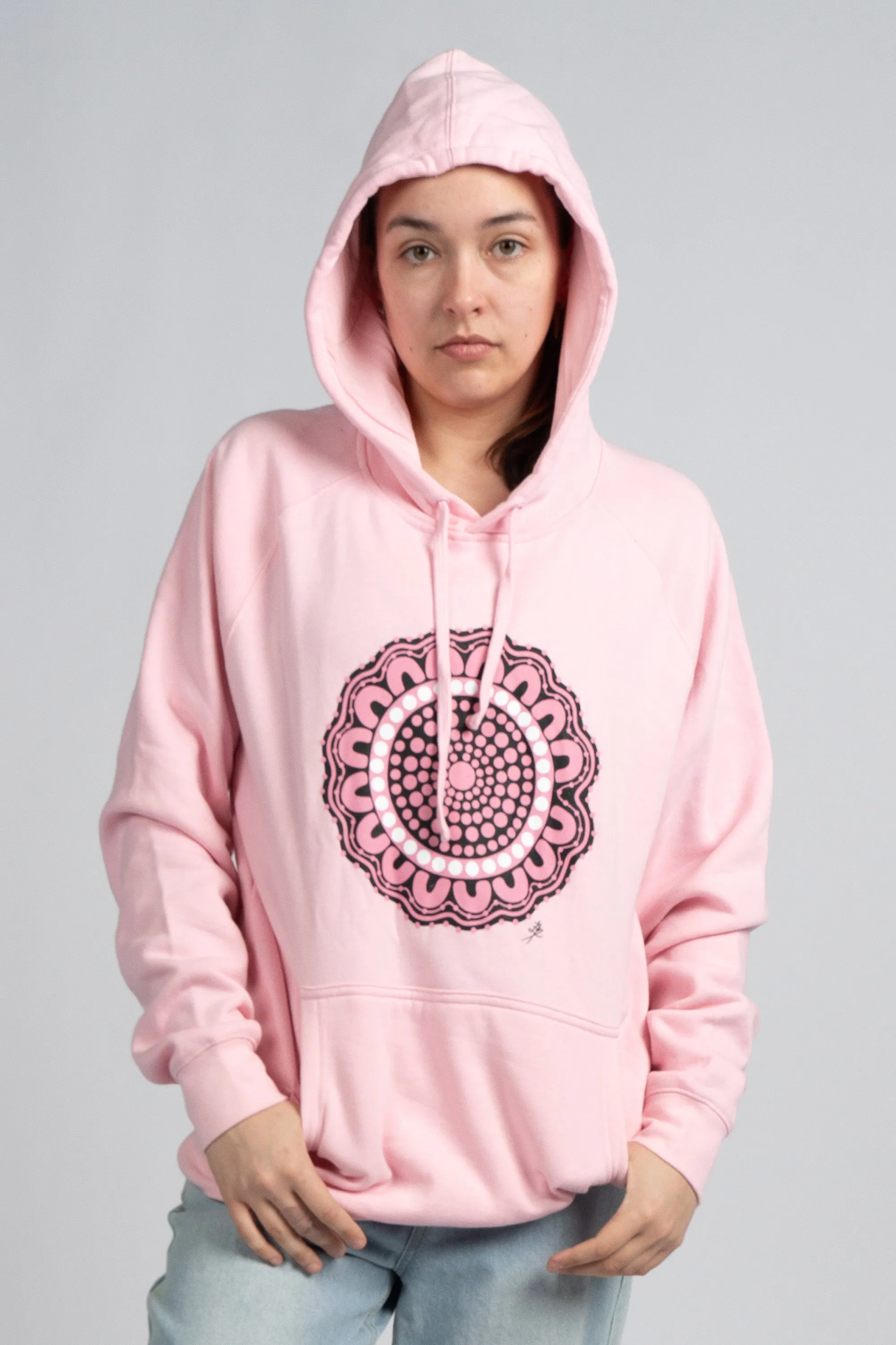 Boobie Sista Pink Premium Cotton Blend Unisex Hoodie