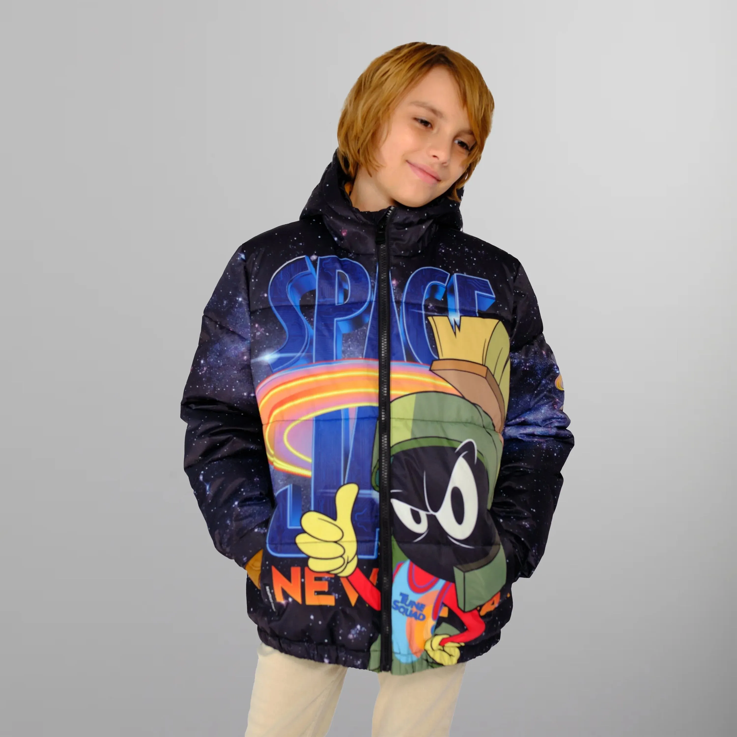 Boy's Space Jam Puffer Jacket - FINAL SALE