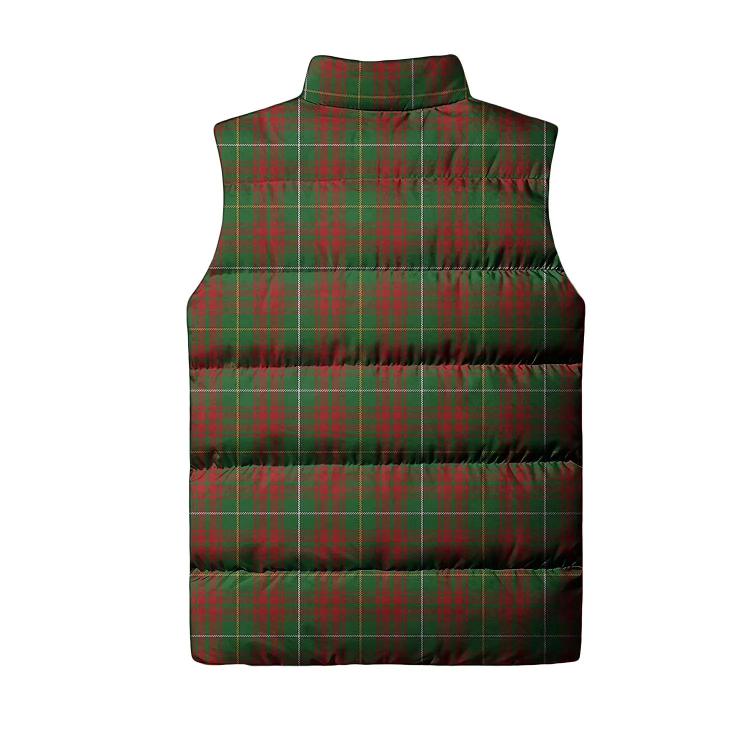 Bruce Hunting Tartan Sleeveless Puffer Jacket