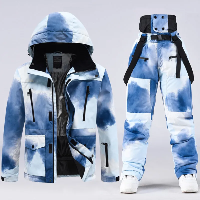 Camouflage Matching Couple Ski Suits