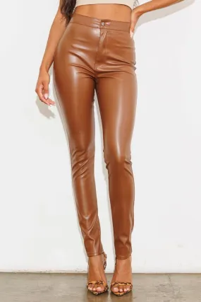 Casey leather pants, brown