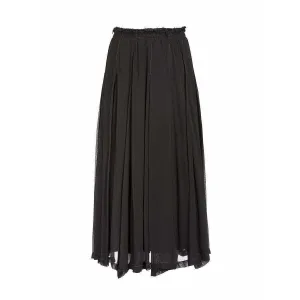 CDG Pleated Maxi Skirt