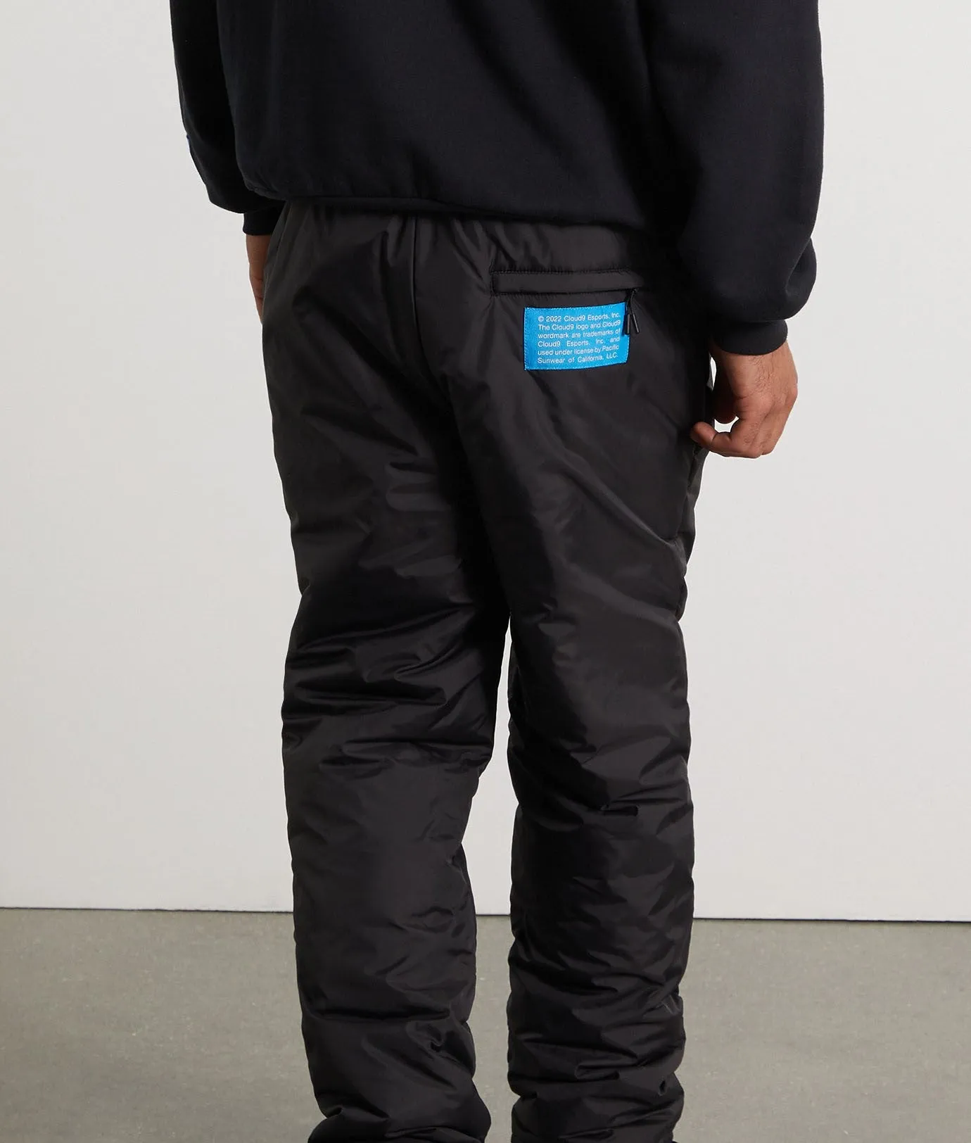 Cloud9 x PacSun Tech Pants. Black