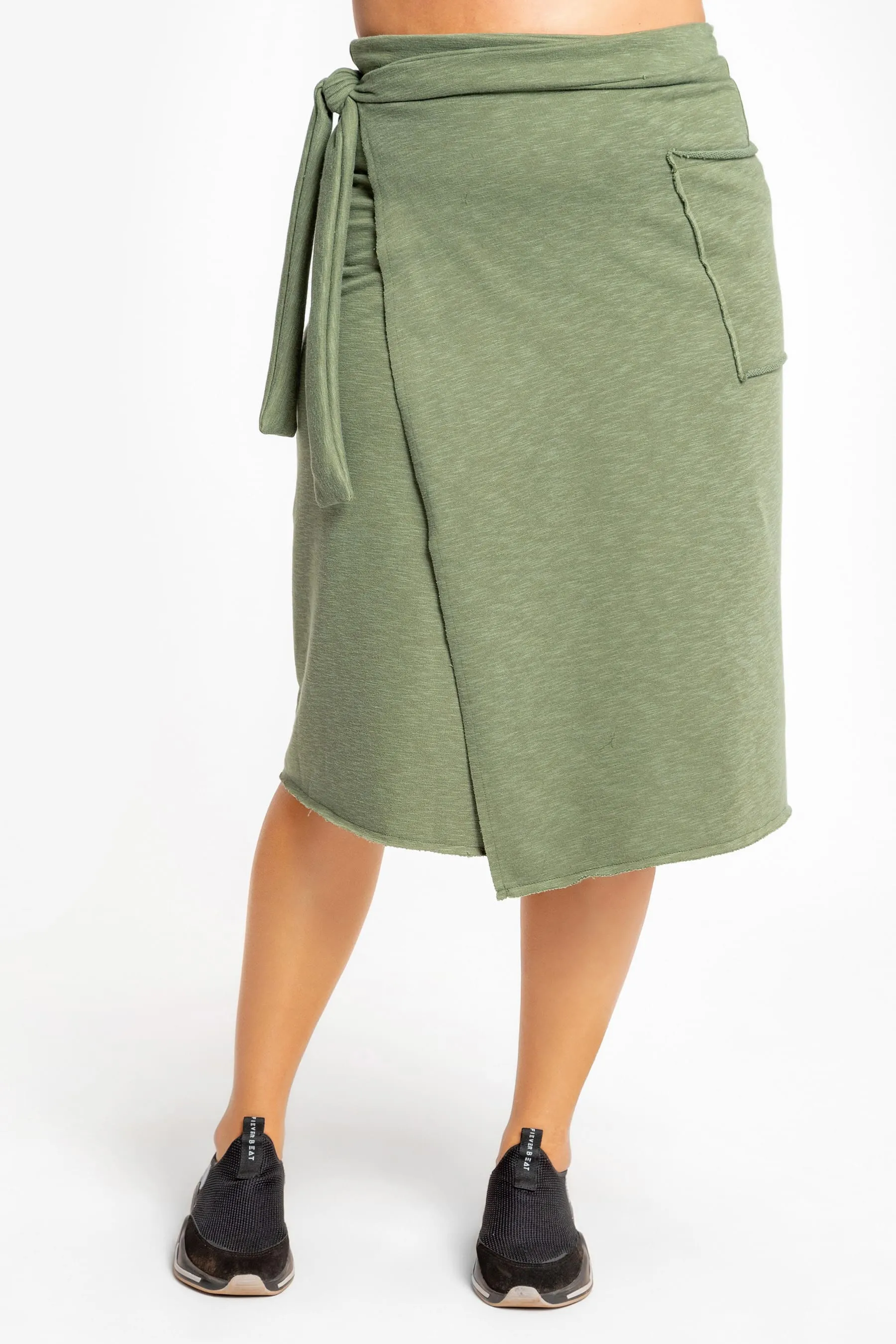 Cool Rustic Midi Skirt