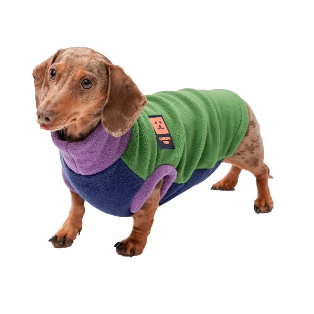 Cosy Fleece Dachshund Multi-Coloured Jumper (Limited Edition)