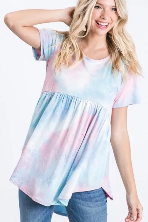 Cotton Candy Babydoll Top