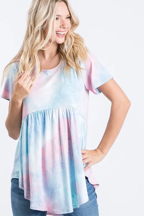 Cotton Candy Babydoll Top