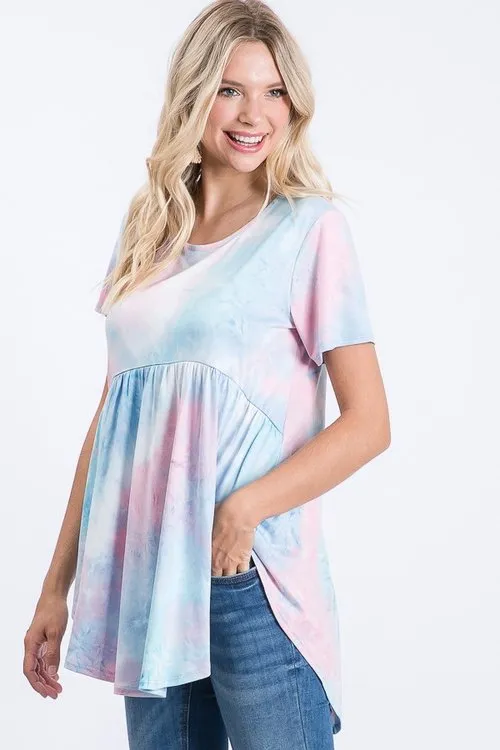 Cotton Candy Babydoll Top