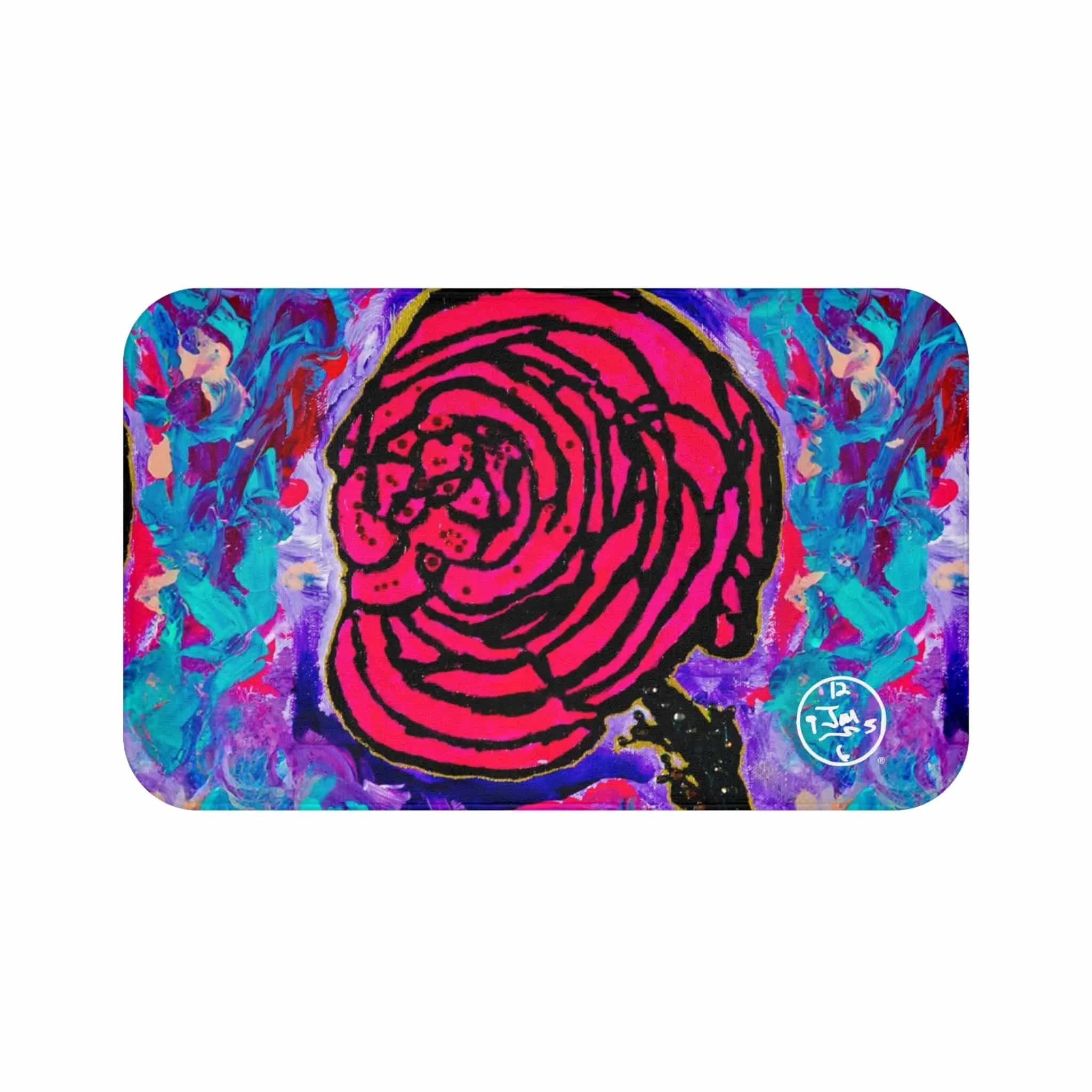 Cotton Candy Rose Bath Mat by Jumper Maybach®