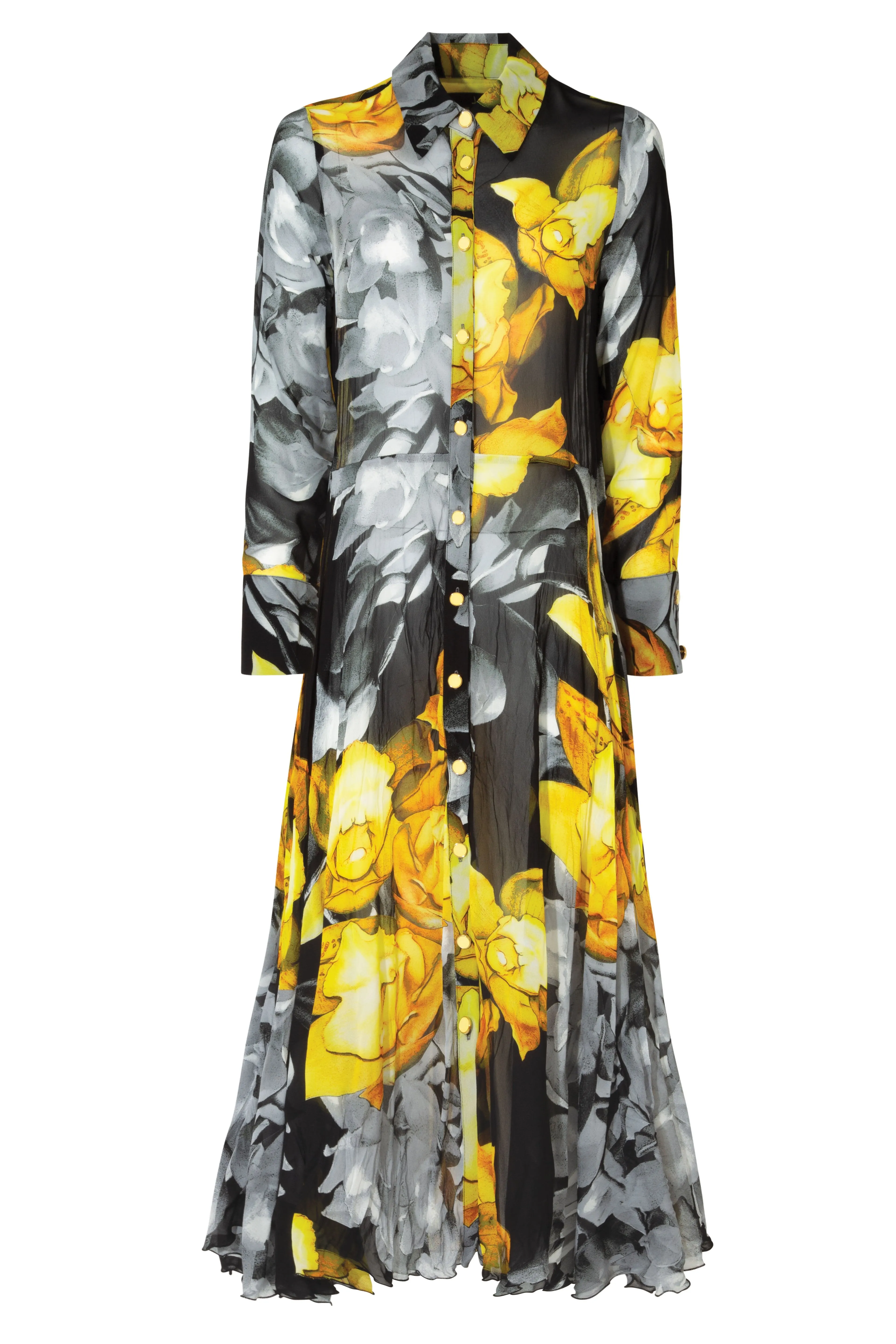 Curate Setting The Tone Dress - Yellow