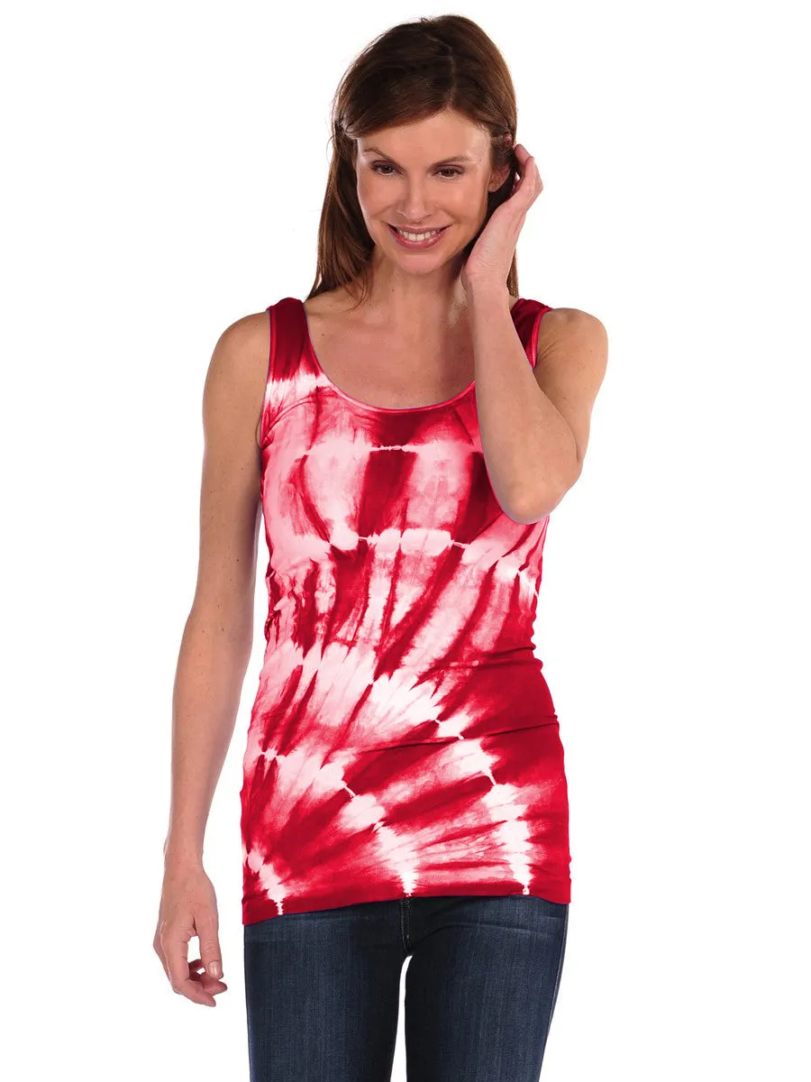 Diagonal Tie Dye Tank (301TDD)